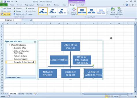 How to Add SmartArt Diagrams and Lists in Excel 2010 - dummies