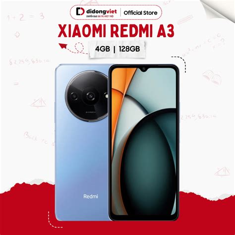 Điện thoại Xiaomi Redmi A3 4GB 128GB Chính Hãng Màn hình 6 71