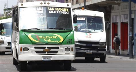 Tómalo en cuenta 85 rutas en Puebla cambiarán recorridos