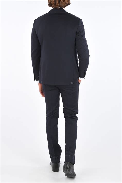 Corneliani Notch Lapel 2 Button Suit Men Glamood Outlet