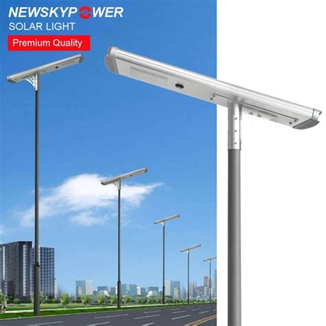 Outdoor Smart Integrated LED Solar Street Lights With Gateway Zigbee