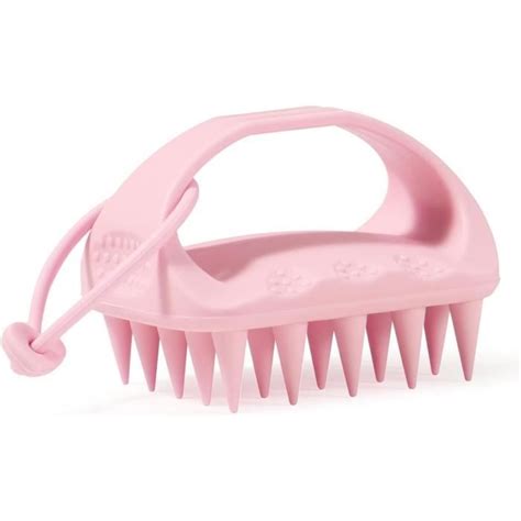 Brosse Massage Cuir Chevelu 100 Silicone Souple Brosse Shampoing