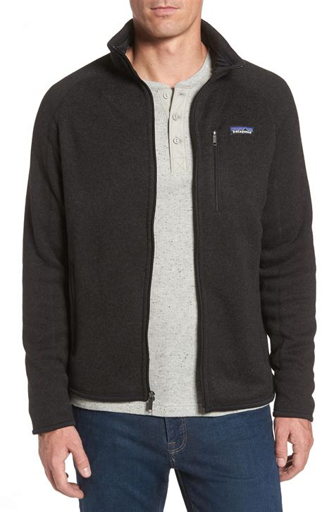 Lyst Patagonia Better Sweater Zip Front Jacket In Black For Men