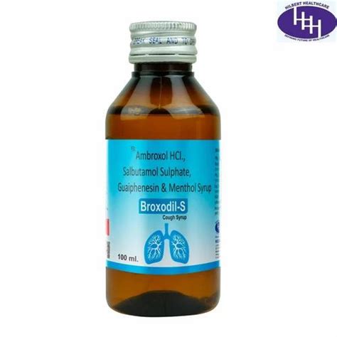 Ambroxol Hcl Salbutamol Sulphate Guaiphenesin Menthol Syrup At Rs