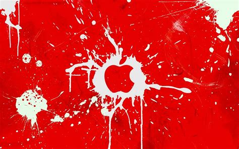 Tapeta Na Telefon Logo Apple Czerwone Rysunek Darmowe Najlepsze Tapety