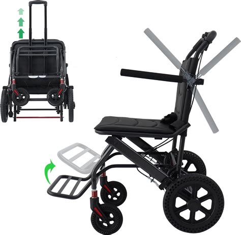 Medwarm Lightweight Wheelchairs With Handbrake Weights Only 23lbs Compact Portable