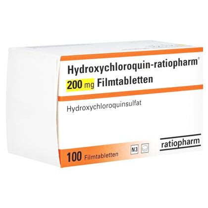 Hydroxychloroquin Ratiopharm Mg Filmtabletten St Online