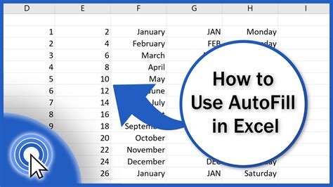 How To Use Autofill In Excel Best Practices