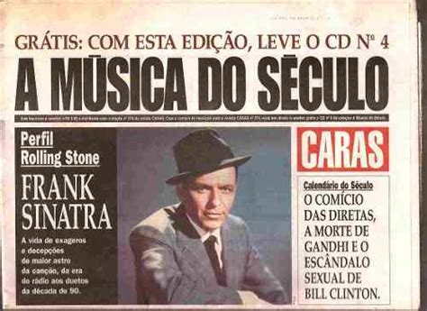 Jornal a Música do Século Frank Sinatra Não Tem Cd Higino Cultural