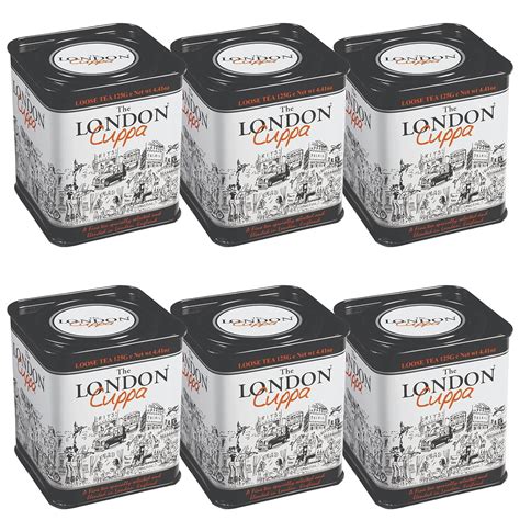 Tea Premium Loose Tea Pack Of 6 125g Loose Tea In Each Tin