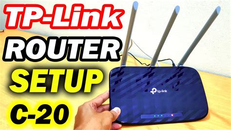 TP-Link Archer C20 Setup and Full Configuration - YouTube