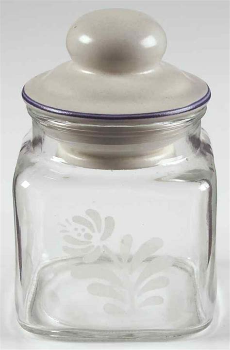 Yorktowne Small Glassware Canister By Pfaltzgraff Replacements Ltd