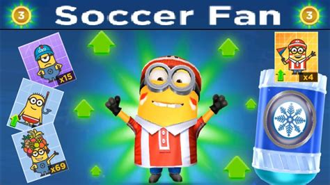 Despicable Me Minion Rush Soccer Fan Level Up Costume Fullscreen