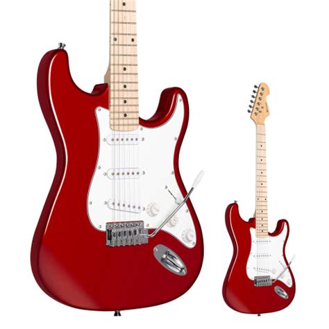 Guitarra Strato Michael Circuito Mx 7 Gm227n Metallic Red Em Promoção