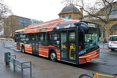 Icb Solaris Electric Wagen Am In Frankfurt Am Main Bus