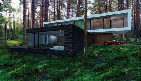 house-in-the-woods-by-alexanderzhidkov-01 - MyHouseIdea