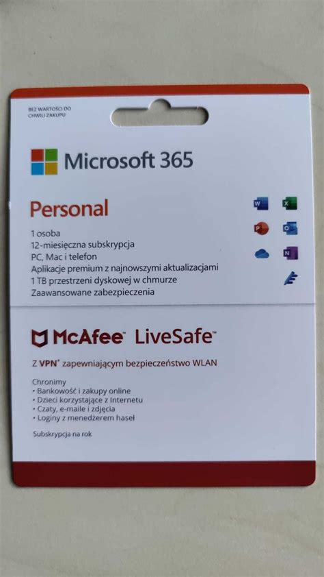 Klucz Pos Do Aktywacji Oprogramowania Microsoft Personal Wroc Aw