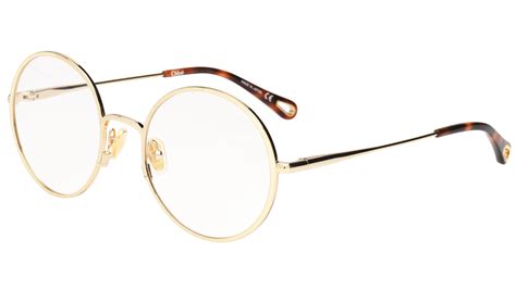 Lunettes De Vue Chloé Ch0040o 005 Or Brillant Ronde Krys