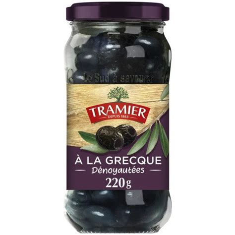 Mordicus Olives Noires Dénoyautées à La Grecque Tramier