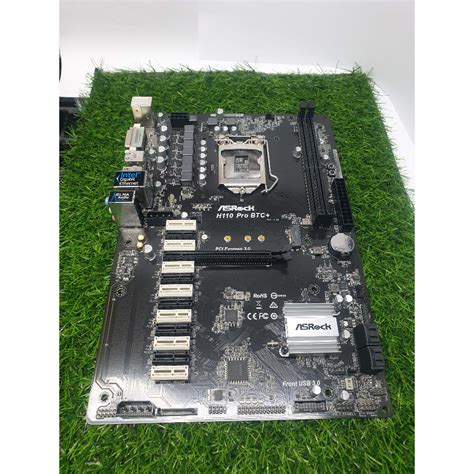 Mainboard เมนบอร์ด 1151 Asrock H110 Pro Btc ประกัน Synnex 2024 Shopee Thailand