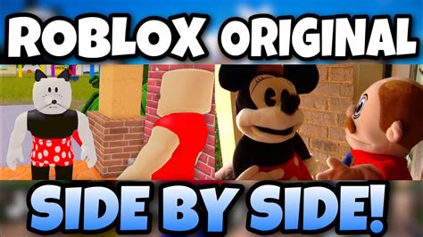 Sml Movie Jeffy S Disney Trip Roblox Vs Original Side By Side