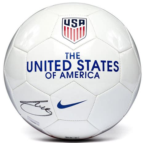 Christian Pulisic Signed Nike USA Soccer Ball Panini COA Pristine