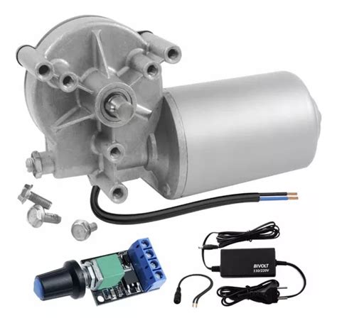 Motor Reductor De V Dc Rpm Fuente De Alto Par V Pwmr