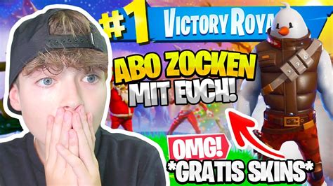 Abo Zocken Mit Euch GRATIS Skins Freischalten WINTER UPDATE