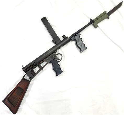 At Auction WW2 Inert Australian Replica Owen Submachine Gun