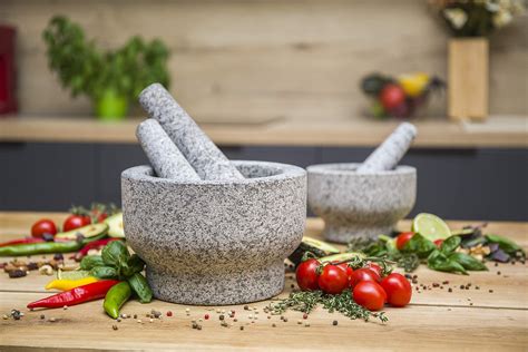 Chefsofi Mortar And Pestle Sets The Standard Inch Cup And The