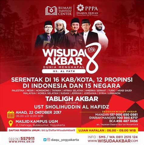 Wisuda Akbar 8 PPPA Daarul Qur An Yogyakarta