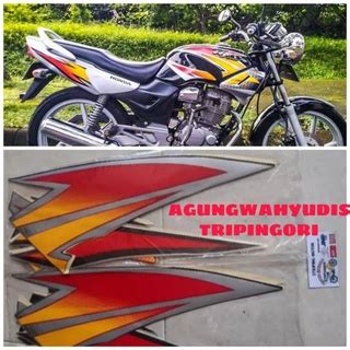 Jual STIKER STRIPING LIS BODY MOTOR HONDA TIGER TILAM TILAS 2003 2004