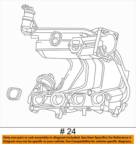 Ford 01 03 Ranger 2 3l L4 Engine Intake Manifold 1l5z9424a Ebay