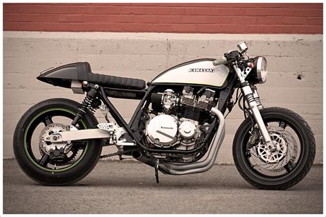 1992 Kawasaki Kz1000 Silver Bullit Cafes Pipeburn