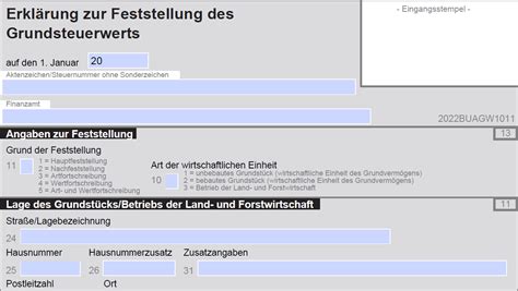 Filing Your Grundsteuererklärung Bayern 2022 Formular Anlage Pdf