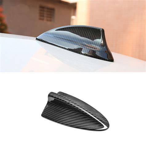 Real Carbon Fiber Roof Antenna Cover Shark Fin Trim For Bmw 3series E91 X1 E84 Ebay