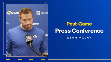 Rams Head Coach Sean McVay Reacts To Rams 27 20 Week 11 Loss To Saints