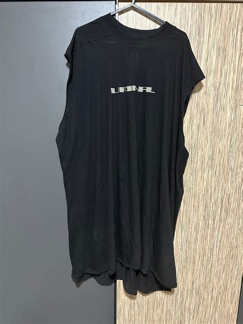 Rick Owens Rick Owens Urinal Tarp Teetank Top Grailed