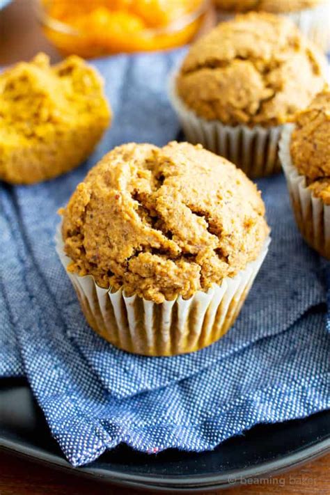 Vegan Gluten Free Pumpkin Muffins Beaming Baker