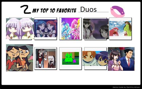 My Top 10 Favorite Duos By Ajpokeman On Deviantart