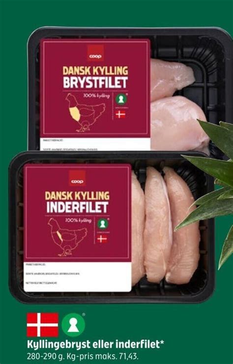 Kyllingebryst Eller Inderfilet Tilbud Hos Coop