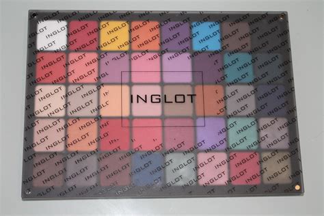 Inglot Swatches from my 40 palette | Shameless Fripperies