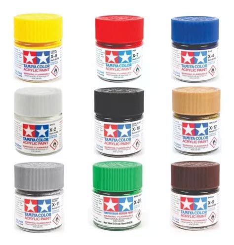 Set Pinturas Tamiya Colores Primarios Basicos P Modelismo Env O Gratis