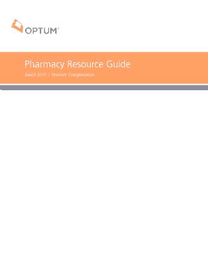 Fillable Online Pharmacy Resource Guide Fax Email Print Pdffiller