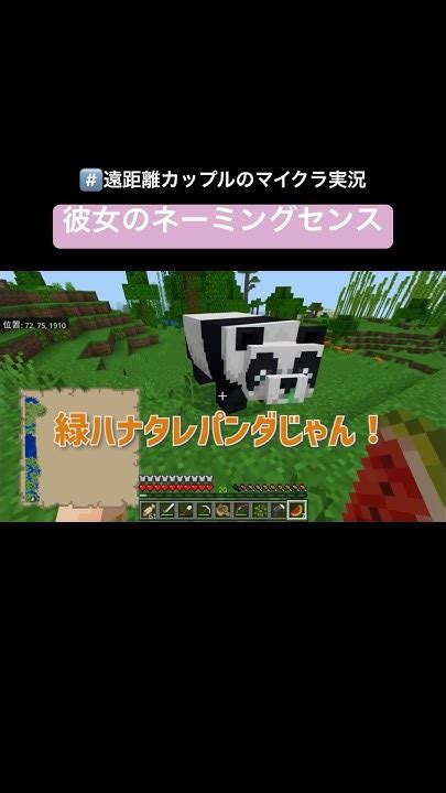 彼女のネーミングセンス かづさゆチャンネル マイクラ カップル マインクラフト Minecraft カップルゲーム実況 ゲーム