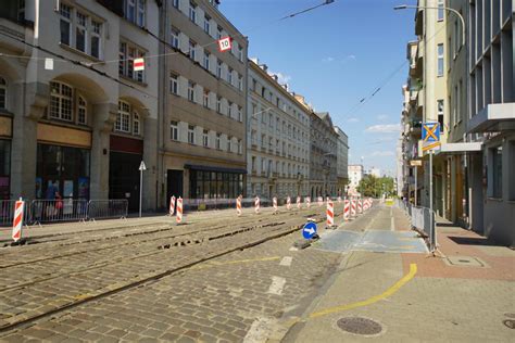 Duże zmiany w centrum Rusza przebudowa torowiska na ul Fredry