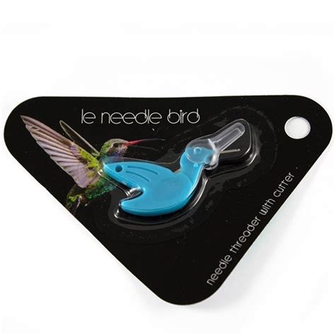 Le Needle Bird Hummingbird Needle Threader Blue Jks Cross Stitch