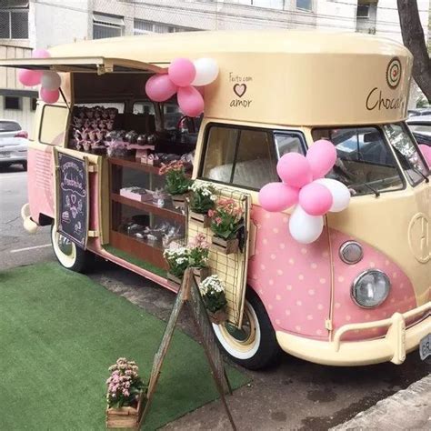 Projeto Kombi Food Truck Carrinho Que Vende Doces Kombi Food Truck