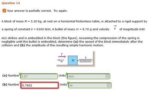 Solved Question 14 A Block Of Mass M 5 20 Kg At Rest On A Chegg