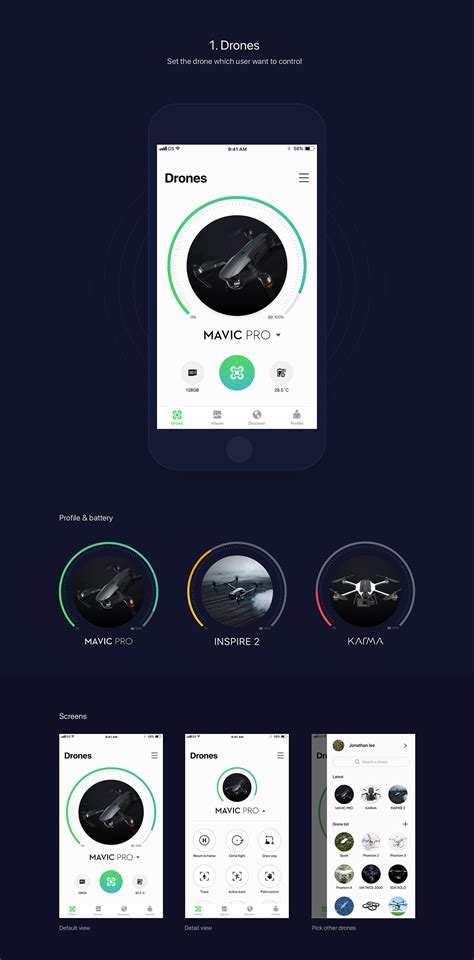 Drone : Control app for all drone on Behance